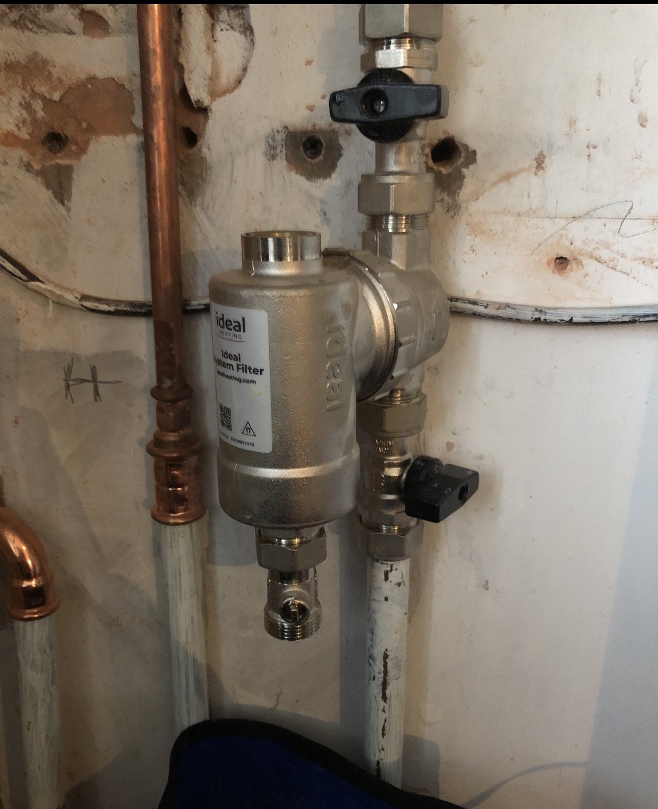 Completed boiler service with report ready to send